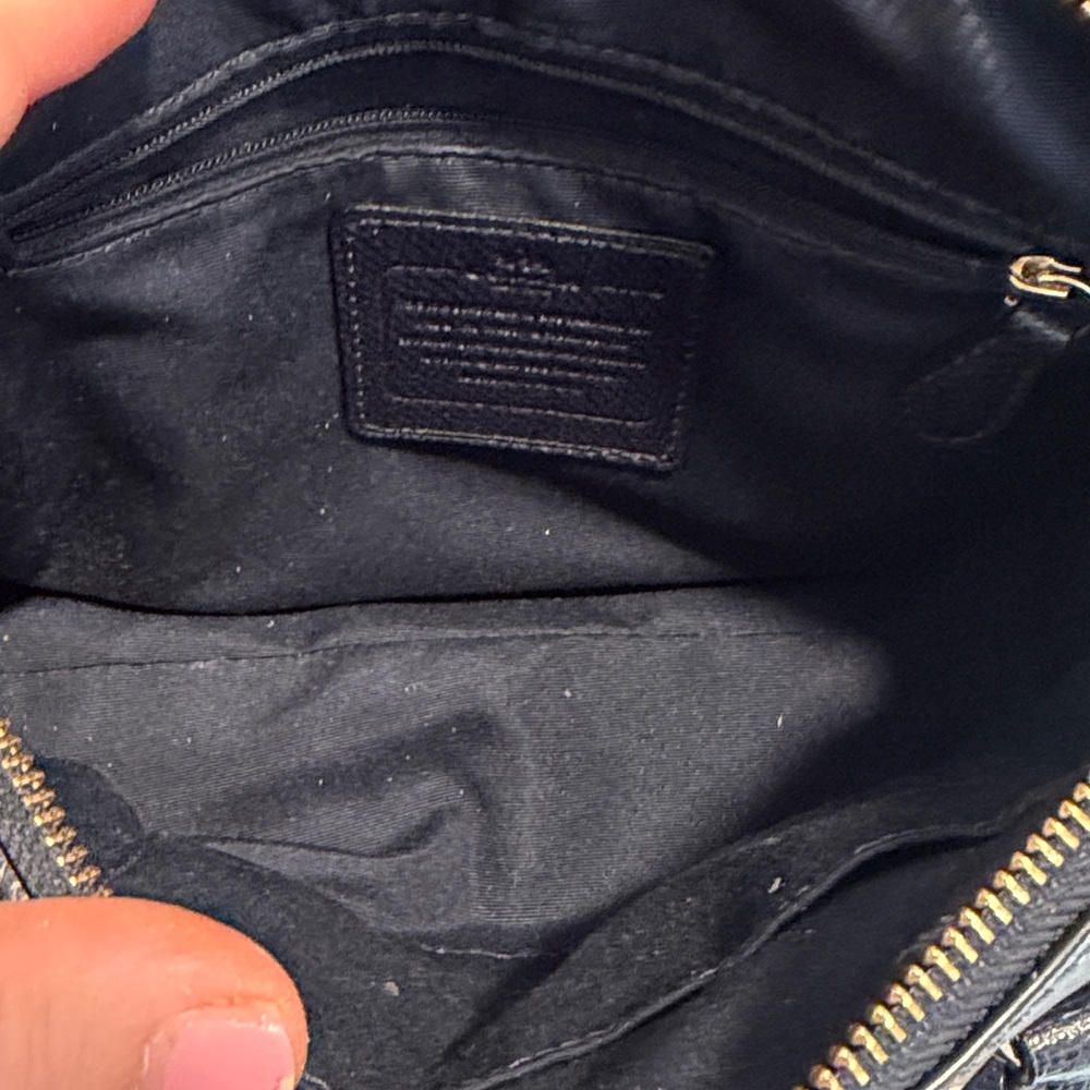 Navy Women's Leather Satchel Handbag - Classic Structured Purse navy - Picture 4 of 8